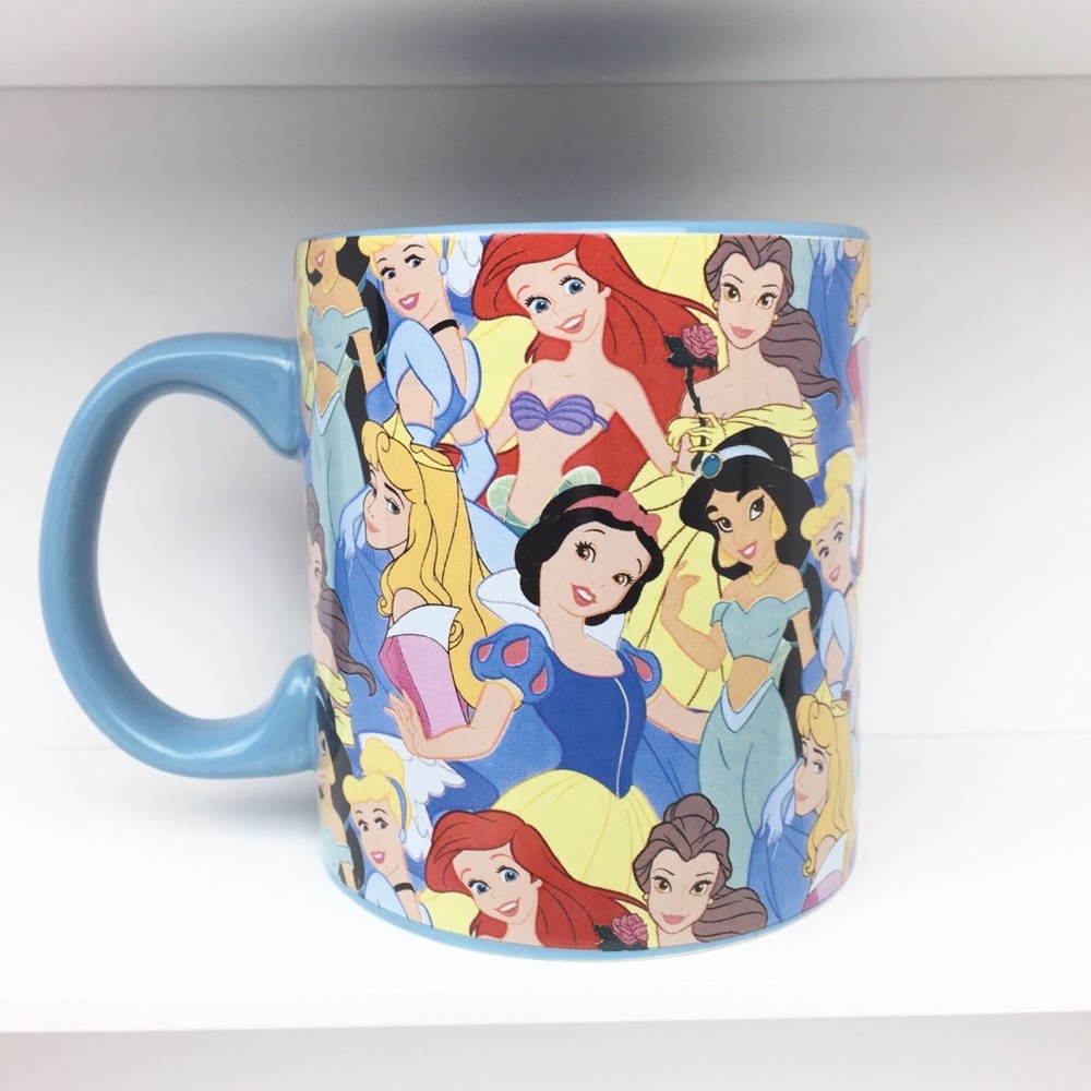 Disney Princess Mug Ariel Snow White Jasmine Belle